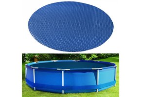 RAMROXX zwembad verwarmde afdekking - 488 cm - zwembadverwarming 115 µm