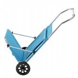 Gardenline - ligstoel - met zonnekap - blauw - 145x62x61 cm