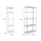 Gardenline - stellingkast - set van 3 - 90x40x180cm 40x40x180cm