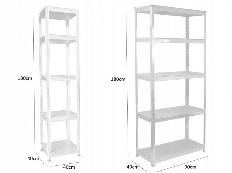 Gardenline - stellingkast - set van 3 - 90x40x180cm 40x40x180cm