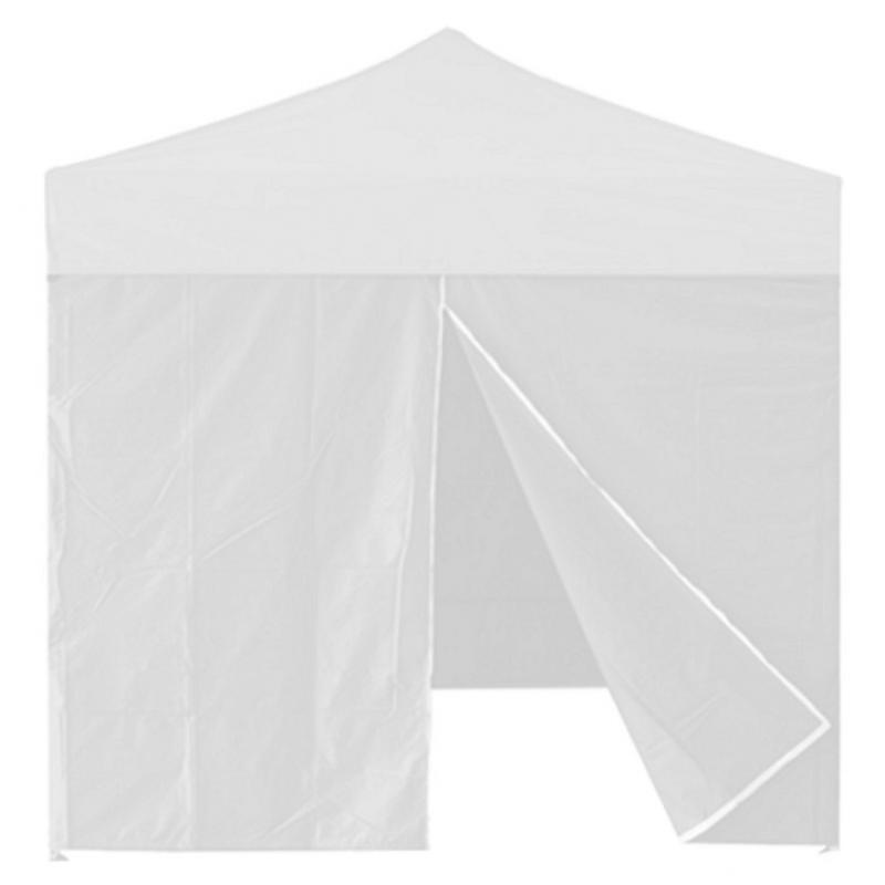 Gardenline - zijwand partytent - 3 x 3m - wit - 300x193 cm
