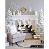 Kerstboom - 180x100cm - 100-takken - wit