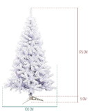Kerstboom - 180x100cm - 100-takken - wit