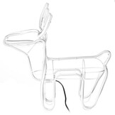 Rendier - 47x46x24cm - energiebesparend - regenboog