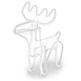 Rendier - 47x46x24cm - energiebesparend - regenboog