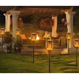 Tuinlampen 12 stuks - 53cm - op zonne-energie - warm licht