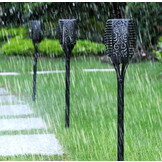 Tuinlampen 12 stuks - 53cm - op zonne-energie - warm licht