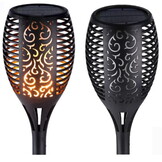 Tuinlampen 12 stuks - 53cm - op zonne-energie - warm licht