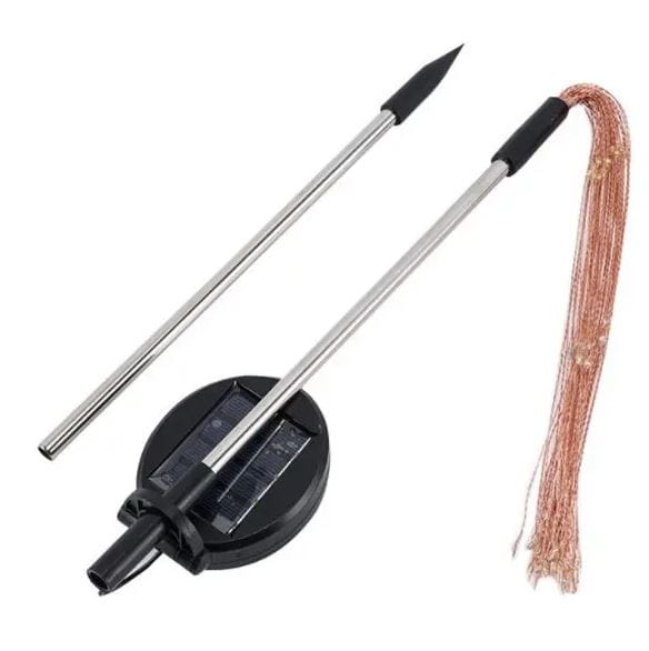 Tuinlampen 4 stuks - 90cm - 90 lichten - warm wit