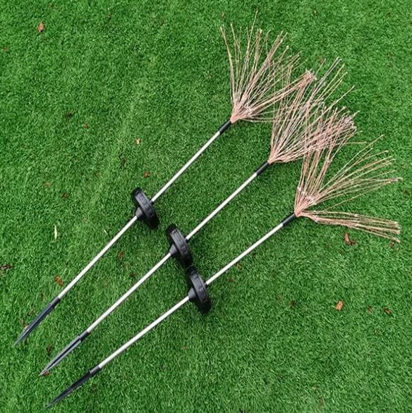 Tuinlampen 4 stuks - 90cm - 90 lichten - warm wit