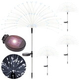 Tuinlampen 4 stuks - 90cm - 90 koud witte LEDs - Solar