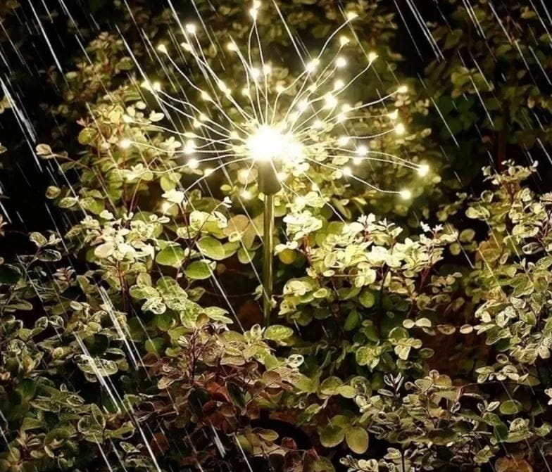 Tuinlampen 4 stuks - 90cm - 90 koud witte LEDs - Solar