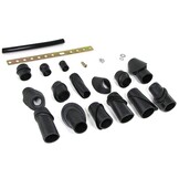 Auto antenne - elektrische antenne - universeel 12V - chroom