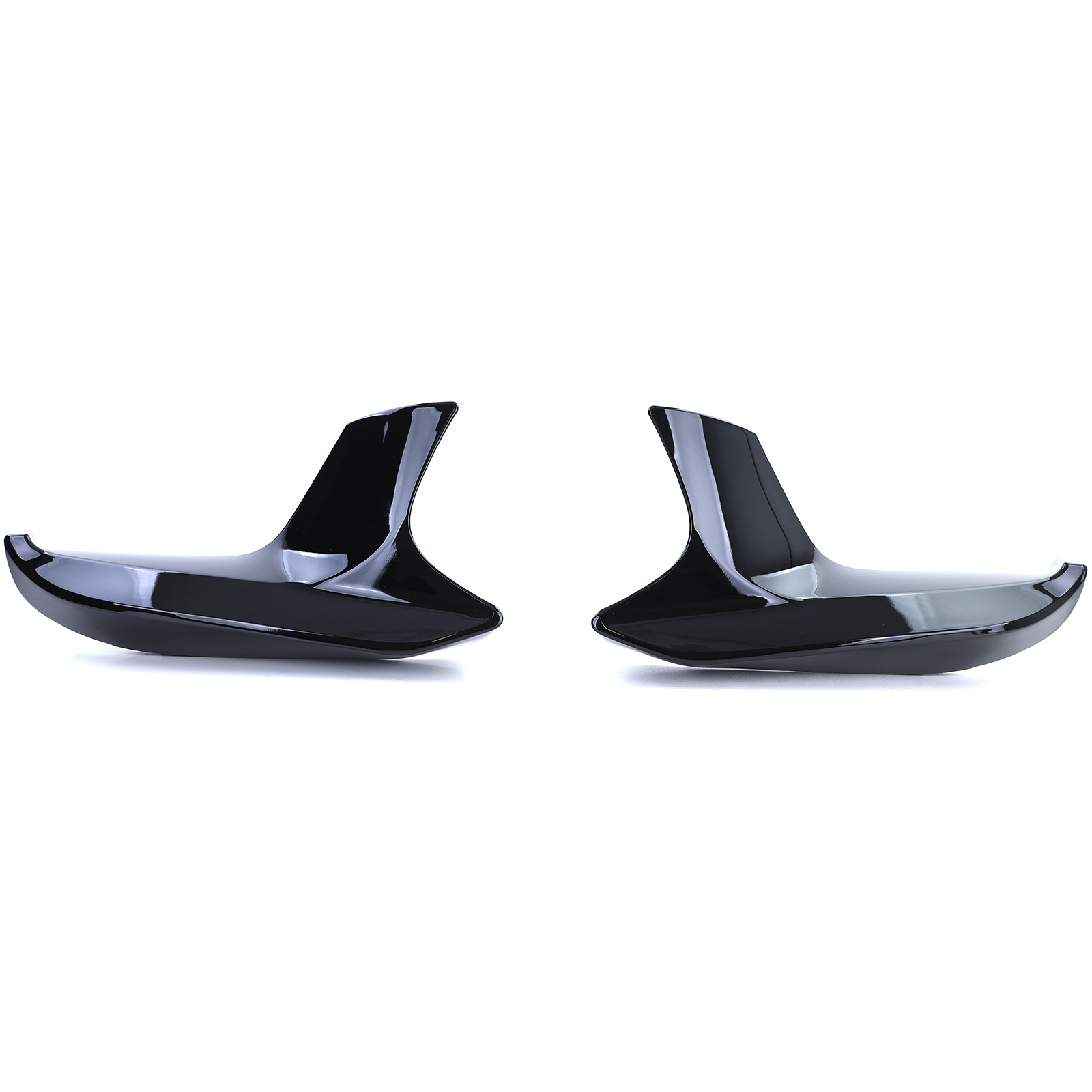 Spoiler - voorspoiler - hoeksplitter - BMW M5 F90 2018 - zwart