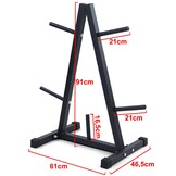 Schijvenstandaard - voor 27mm schijven - staal - zwart