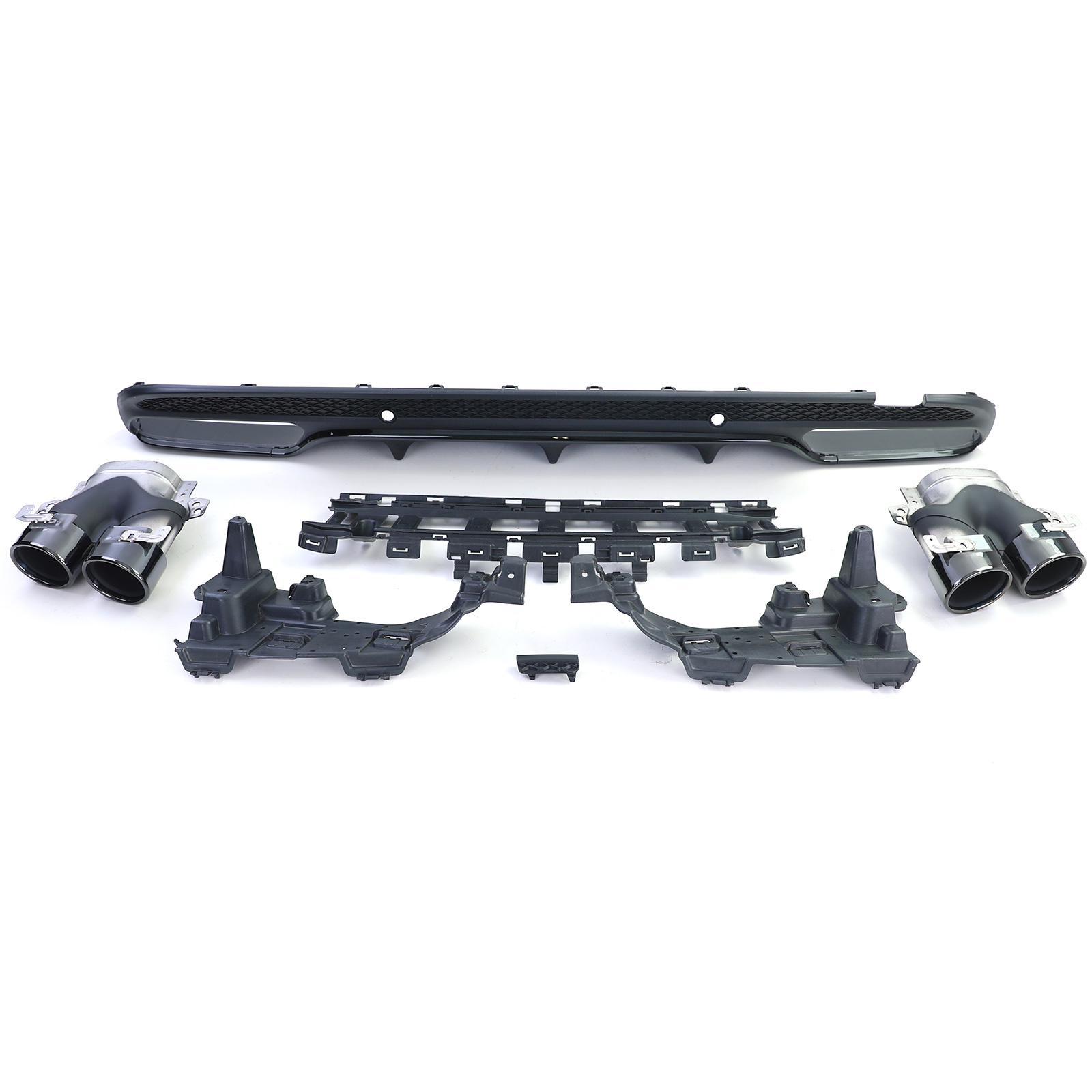 Achterbumper diffuser geschikt voor Mercedes C W205 Sedan 2013-2018