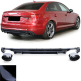 Achterbumper diffuser - voor Audi A4 B9/8W/sedan/avant 2016-2019