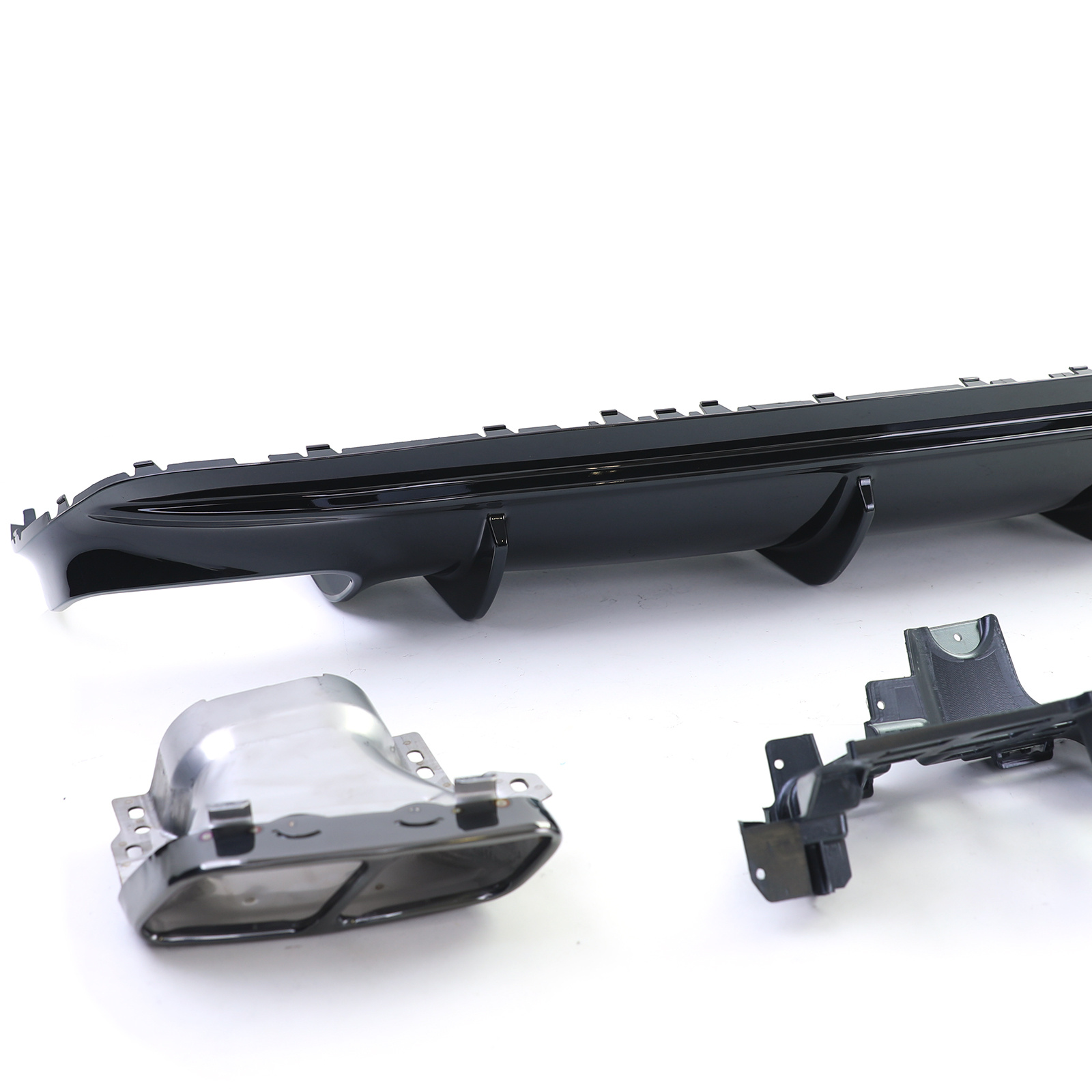 Achterbumper diffuser geschikt voor Mercedes CLA C117 Coupe 2016-2019