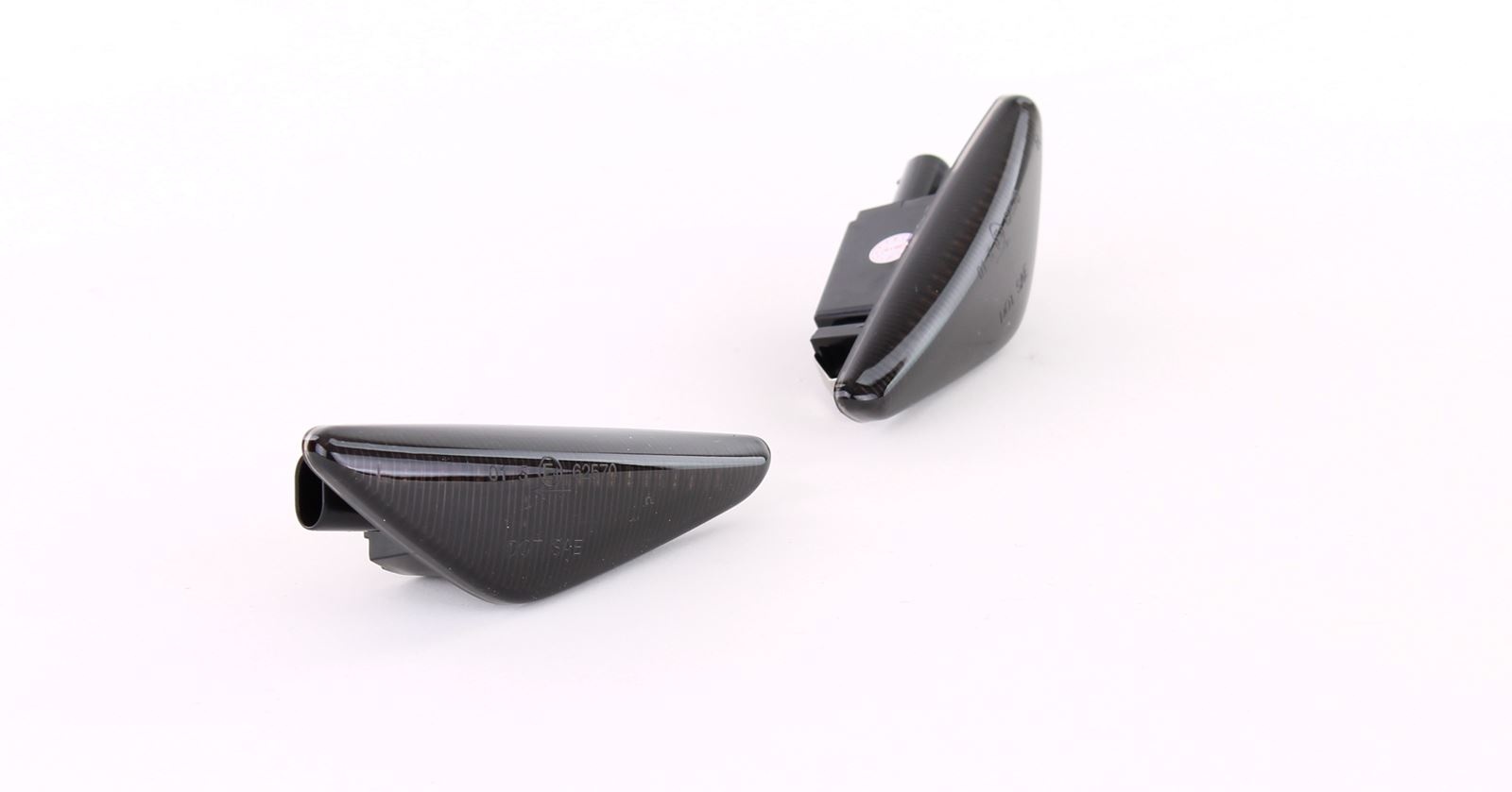 Zijkant knipperlichten geschikt voor BMW X5 X6 X3-serie E70 E71 E72 F25 - gerookt zwart