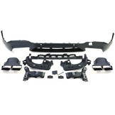 Achterbumper diffuser - Mercedes GLC X253 SUV 2015-2018