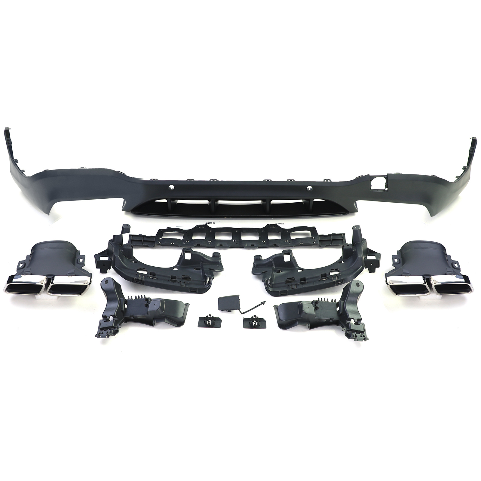 Achterbumper diffuser geschikt voor Mercedes GLC X253 SUV 2015-2018