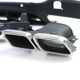 Achterbumper diffuser - Mercedes GLC X253 SUV 2015-2018