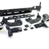 Achterbumper diffuser geschikt voor Mercedes GLC X253 SUV 2015-2018