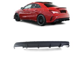 Achterbumper diffuser - geschikt voor Mercedes CLA C117 2016-2019
