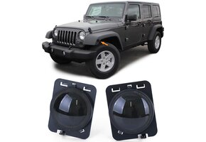 Zijkant knipperlichten - Jeep Wrangler JK 2007 - zwart