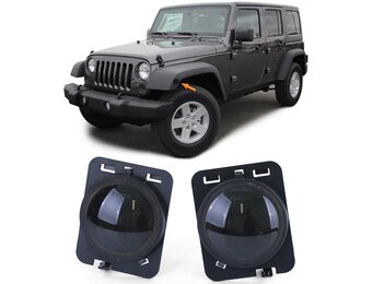 Zijkant knipperlichten - Jeep Wrangler JK 2007 - zwart