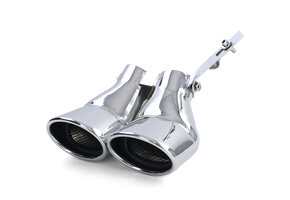 Uitlaatpijp - Mercedes C klasse W203 2000-2007 - sedan/stationwagen - rvs