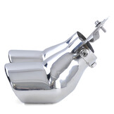 Uitlaatpijp geschikt voor Mercedes C klasse W203 2000-2007 - sedan/stationwagen - rvs