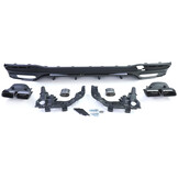 Achterbumper diffuser - geschikt voor Mercedes GLE W166 2015-2018 - PDC