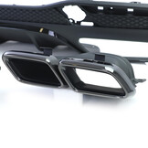 Achterbumper diffuser - geschikt voor Mercedes GLE W166 2015-2018 - PDC