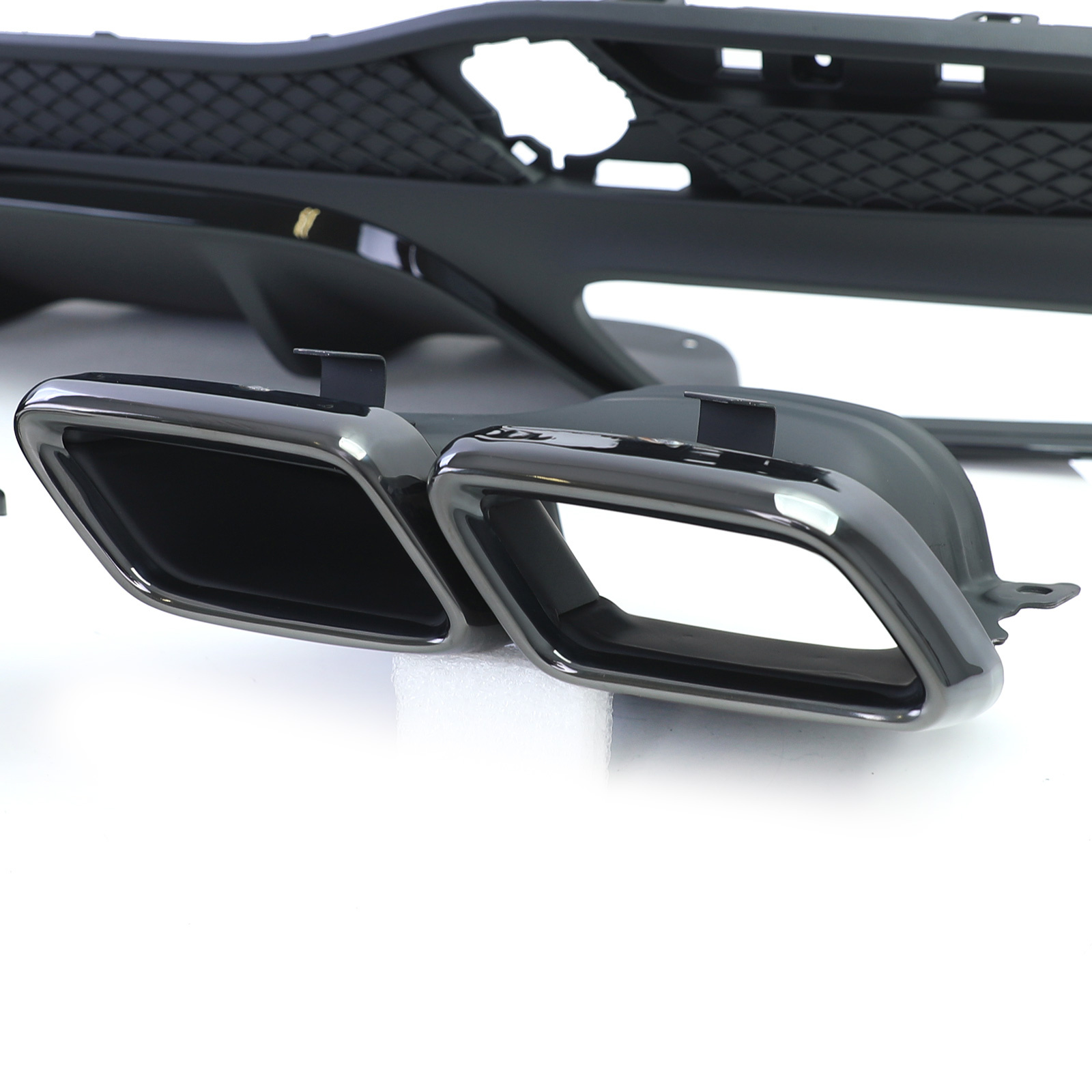 Achterbumper diffuser - geschikt voor Mercedes GLE W166 2015-2018 - PDC