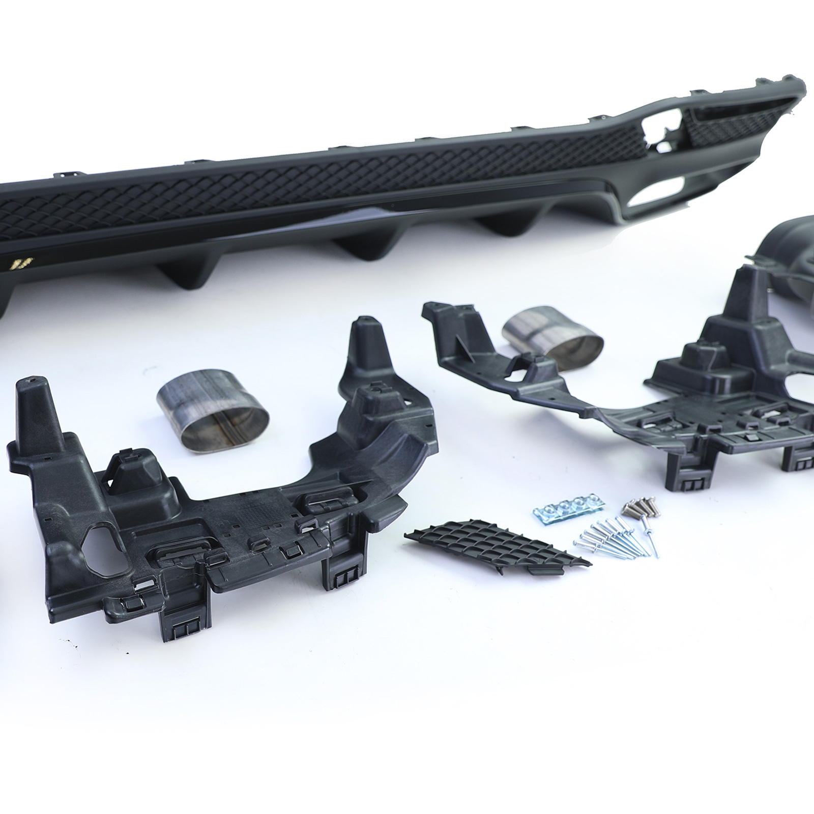 Achterbumper diffuser - geschikt voor Mercedes GLE W166 2015-2018 - PDC