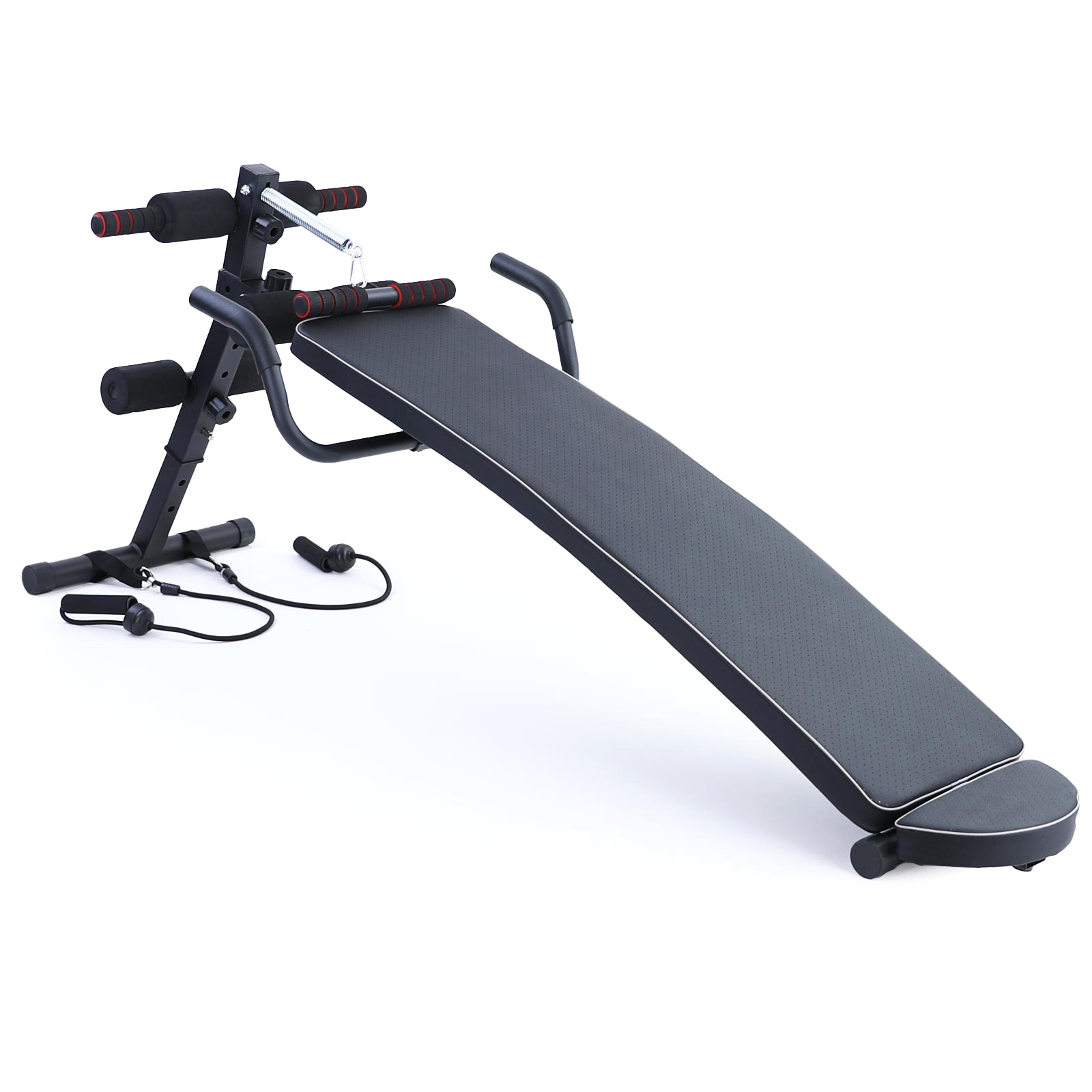 Halterbank - fitnessbank - 150x80x40 cm - zwart