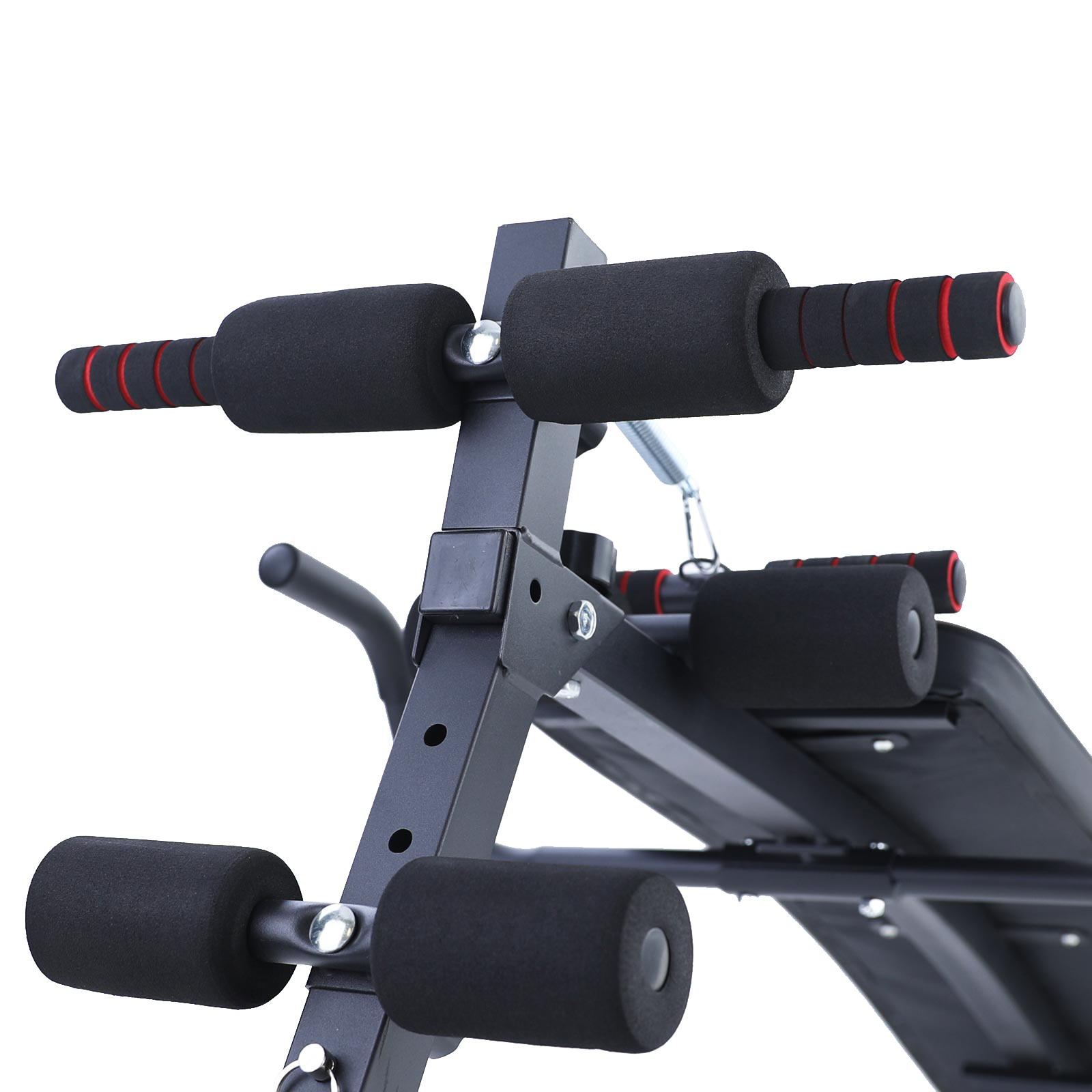 Halterbank - fitnessbank - 150x80x40 cm - zwart