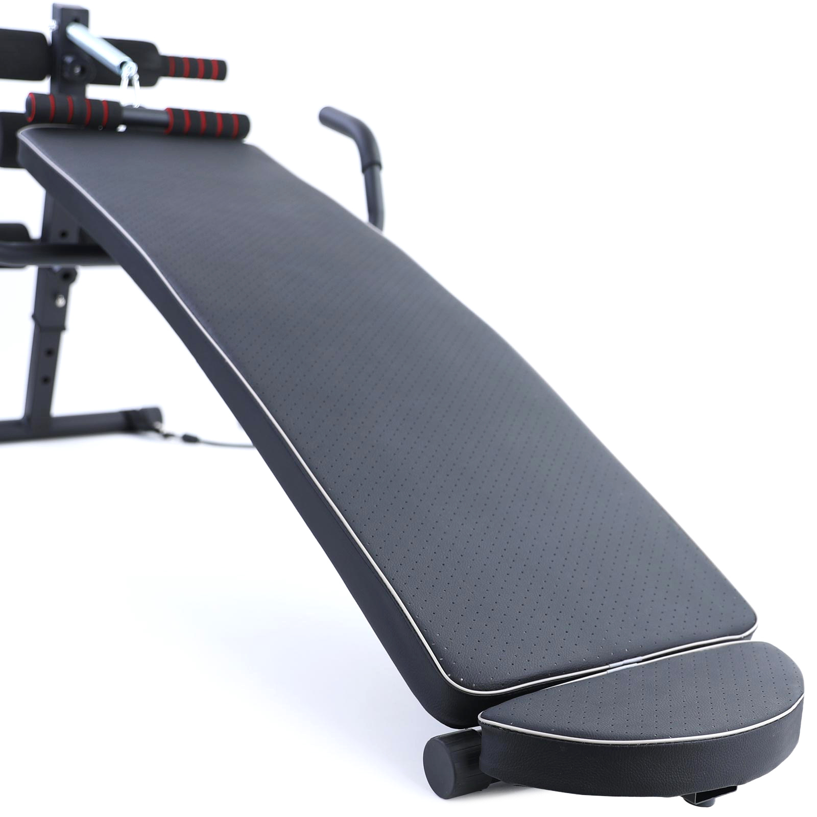 Halterbank - fitnessbank - 150x80x40 cm - zwart