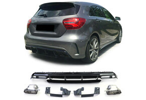 Achterbumper diffuser - Mercedes A-klasse W176 vanaf 2015
