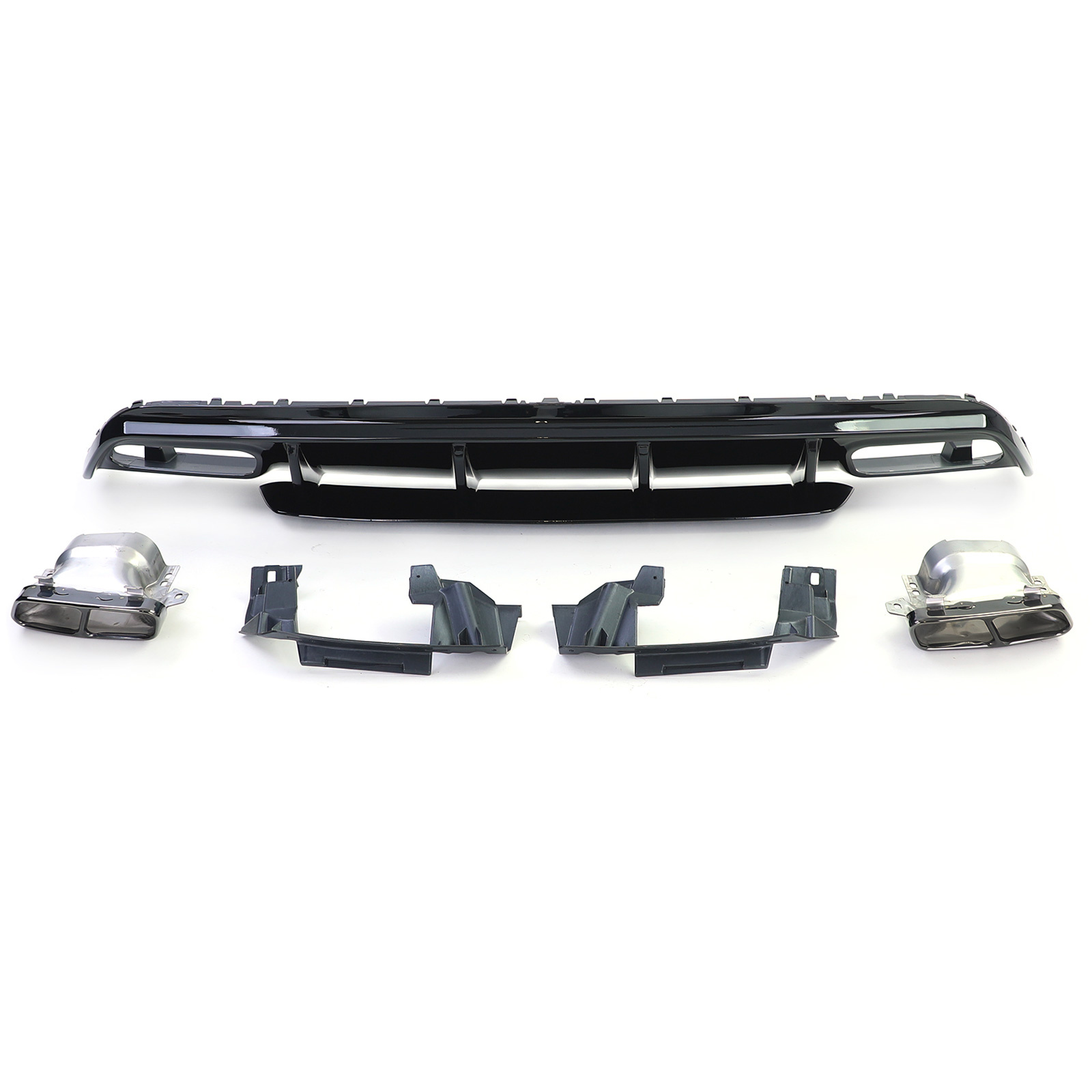 Achterbumper diffuser geschikt voor Mercedes A-klasse W176 vanaf 2015