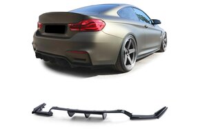 Achterbumper diffuser - geschikt voor BMW M3 F80 M4 F82 F83 - vanaf 2014