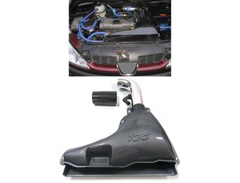 Luchtfilter auto - voor Peugeot 106 1.4/1.6 1991-203 - ABS-behuizing - carbon