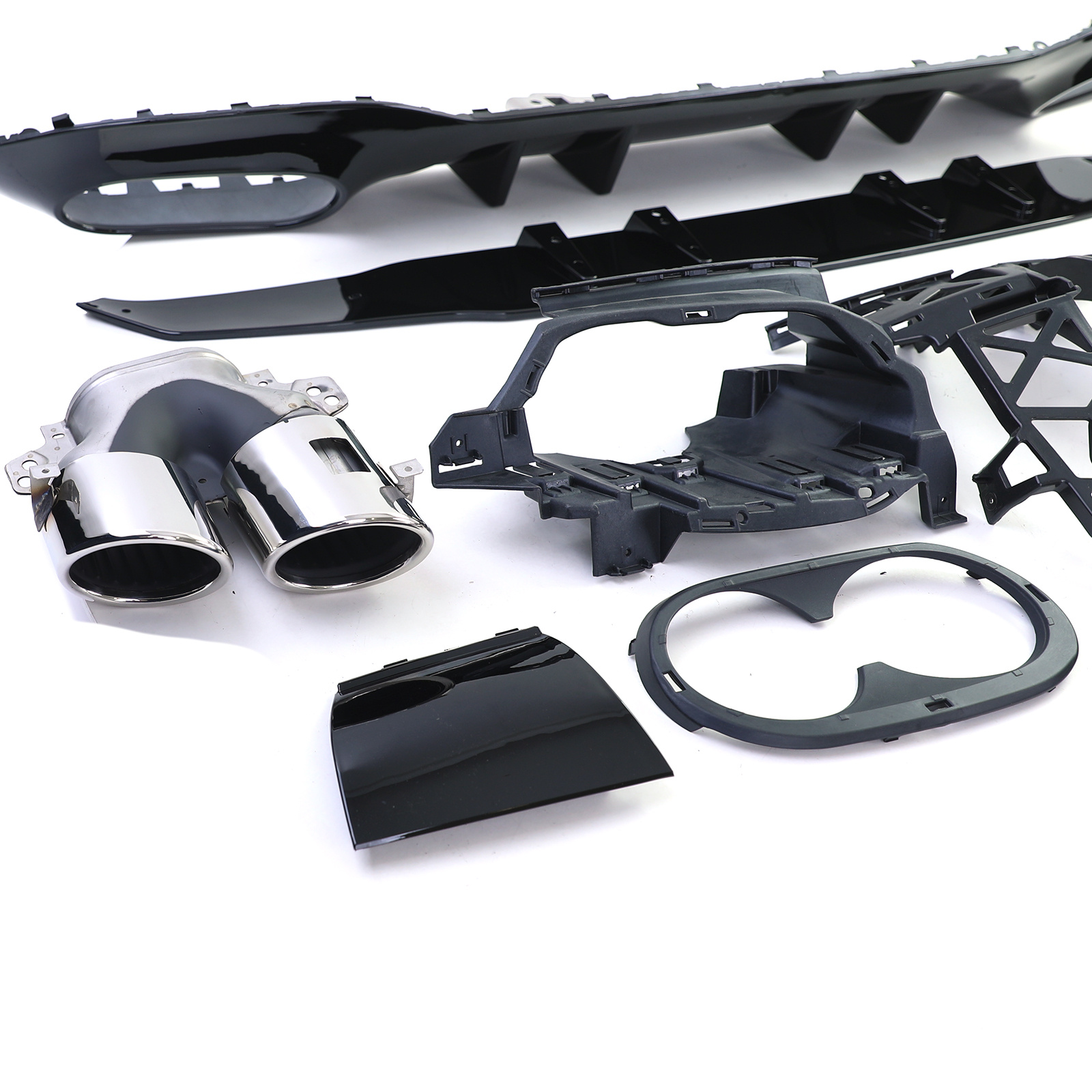 Achterbumper diffuser geschikt voor Mercedes A-klasse W177 vanaf 2019