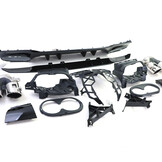 Achterbumper diffuser geschikt voor Mercedes A-klasse W177 vanaf 2019