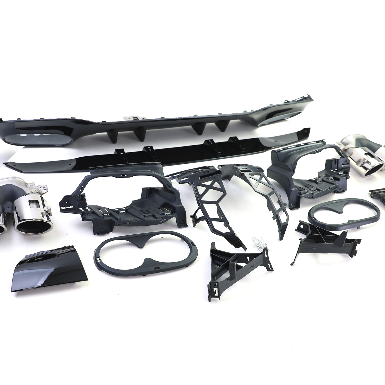 Achterbumper diffuser geschikt voor Mercedes A-klasse W177 vanaf 2019