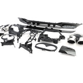 Achterbumper diffuser geschikt voor Mercedes A-klasse W177 vanaf 2019