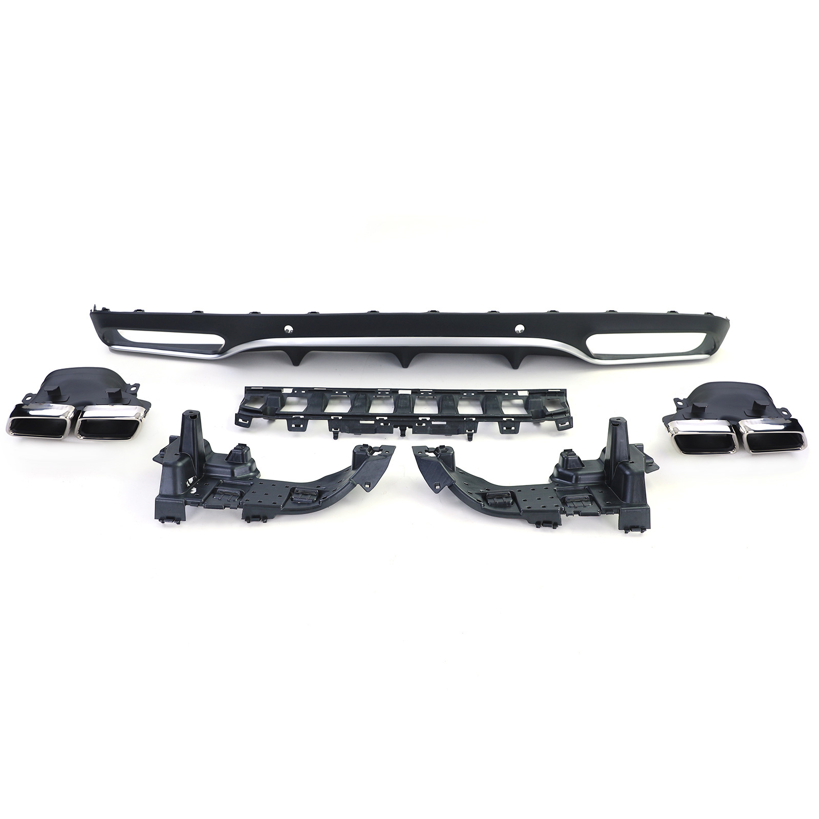 Achterbumper diffuser geschikt voor Mercedes C C205 Coupe 2015-2018