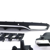 Achterbumper diffuser geschikt voor Mercedes C C205 Coupe 2015-2018