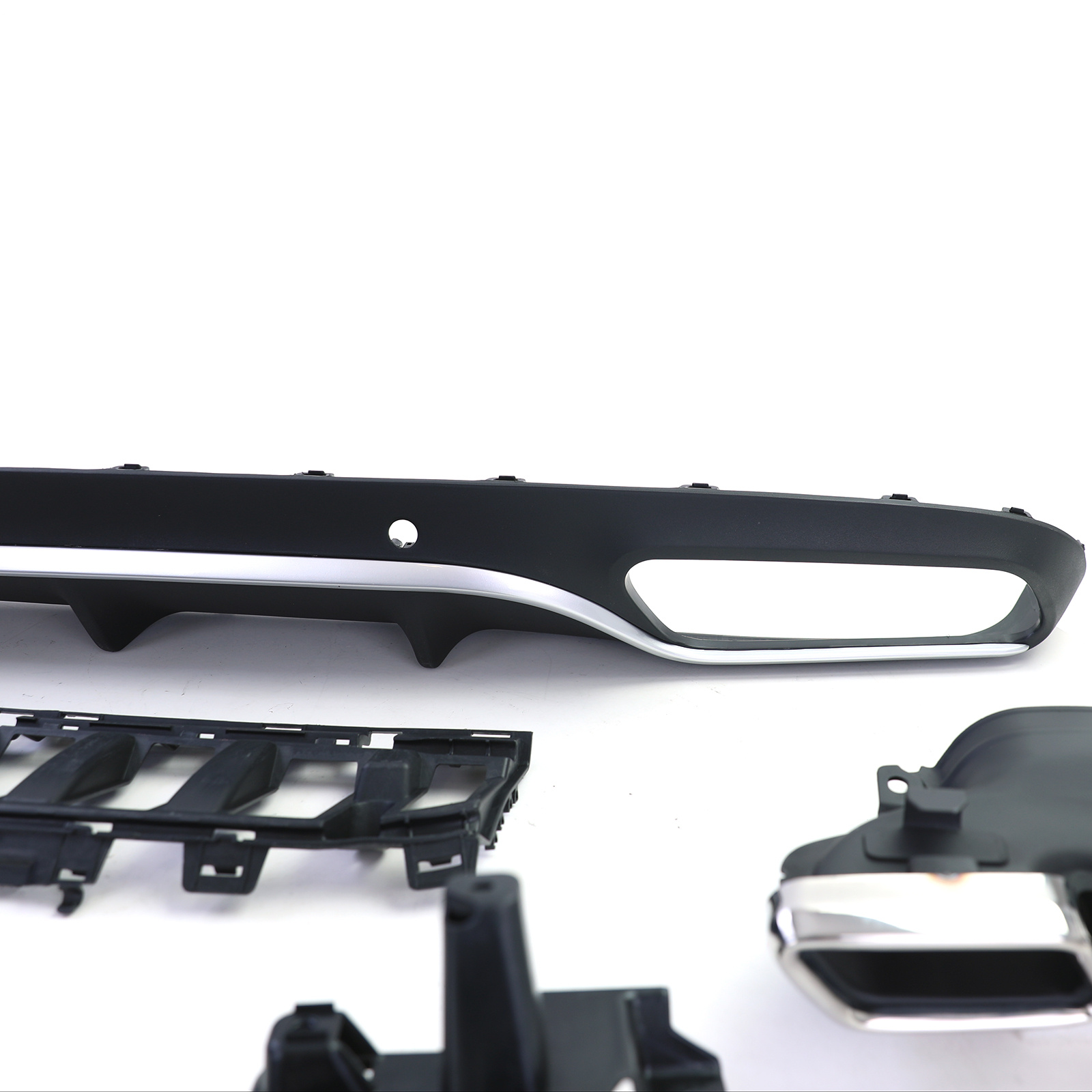 Achterbumper diffuser - voor Mercedes C C205 Coupe 2015-2018